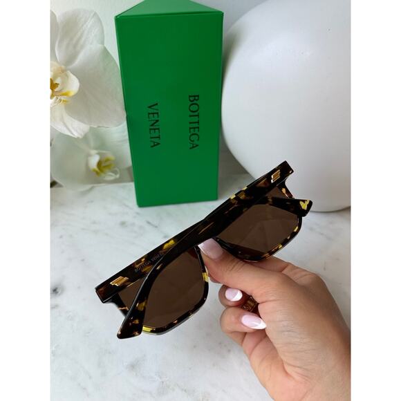 NEW Bottega Veneta BV1033S Unisex Havana Brown Sunglasses main image 4